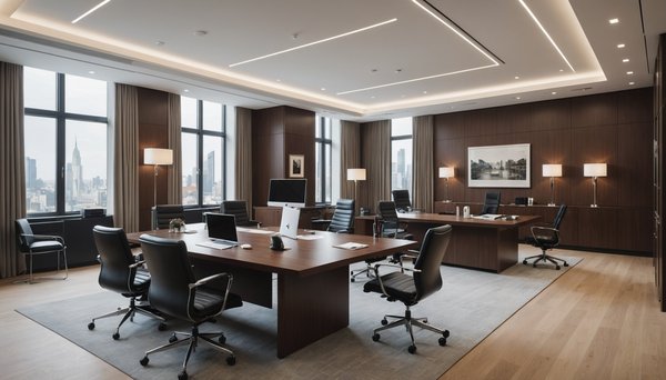 Bureau de direction haut de gamme : l'élégance et l'efficacité réunies